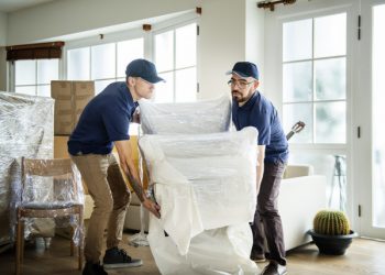 Furniture delivery service concept